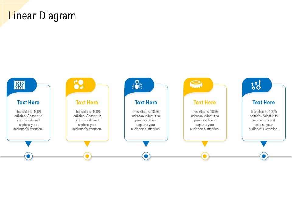 Developing Market Positioning Strategy Linear Diagram Brochure PDF