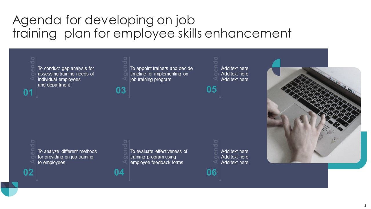 Developing On Job Training Plan For Employee Skills Enhancement Ppt PowerPoint Presentation Complete With Slides Slide02