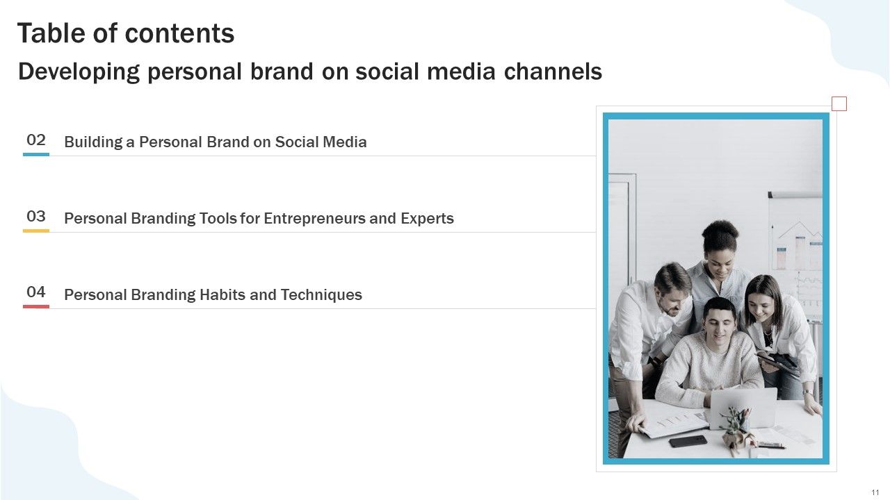 Developing Personal Brand On Social Media Channels Ppt PowerPoint Presentation Complete Deck With Slides Slide11