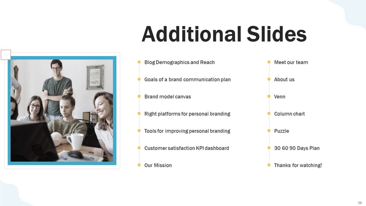 Developing Personal Brand On Social Media Channels Ppt PowerPoint Presentation Complete Deck With Slides Slide59