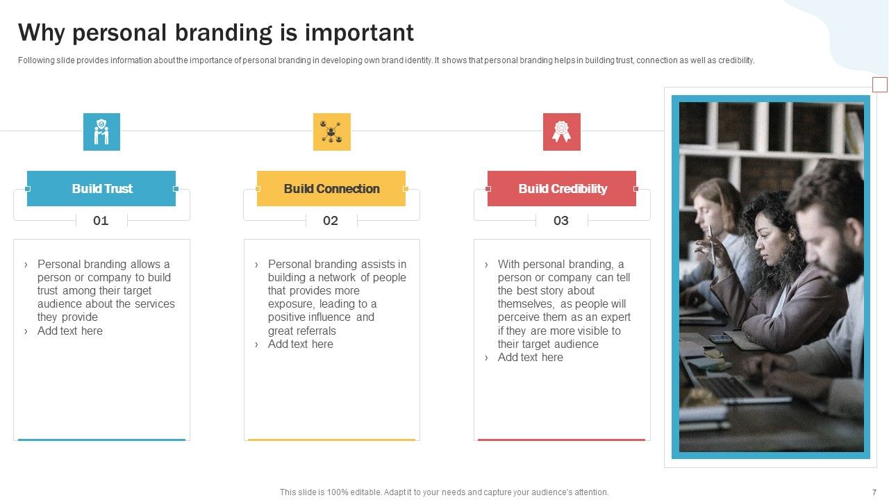 Developing Personal Brand On Social Media Channels Ppt PowerPoint Presentation Complete Deck With Slides Slide07