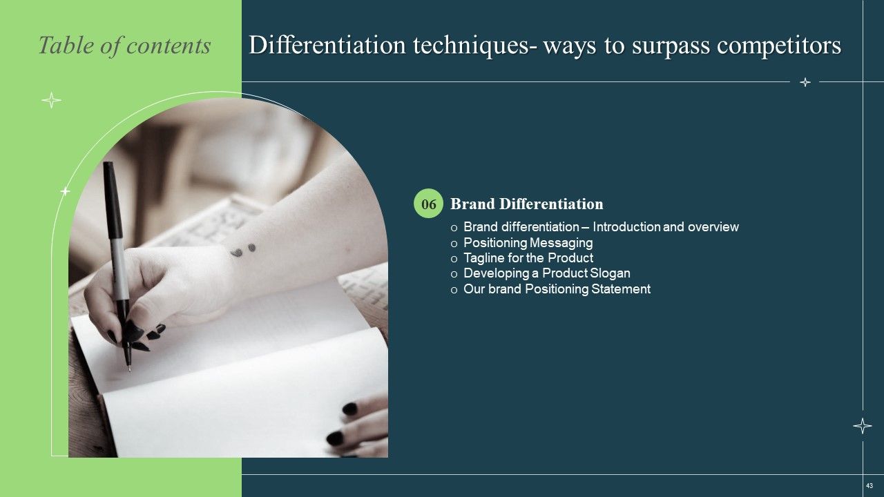 Differentiation Techniques Ways To Surpass Competitors Ppt PowerPoint Presentation Complete With Slides Slide43