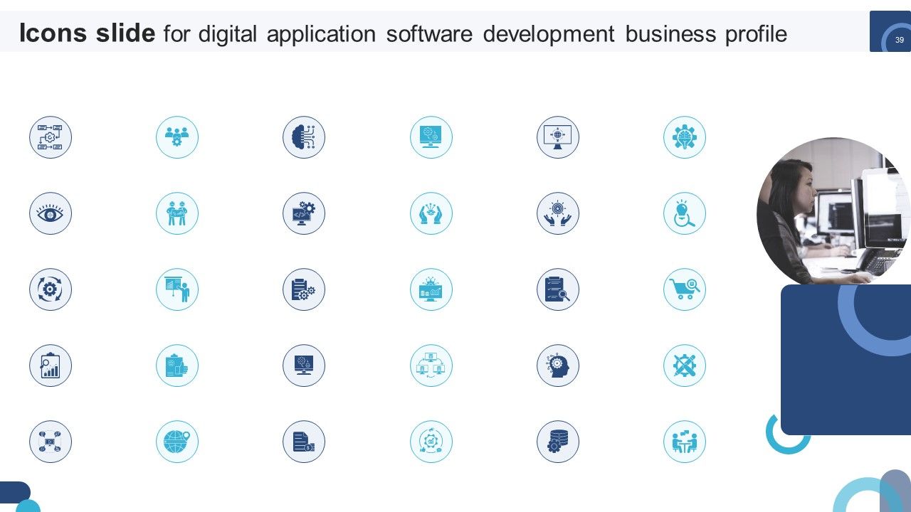 Digital Application Software Development Business Profile Ppt PowerPoint Presentation Complete Deck With Slides Slide39