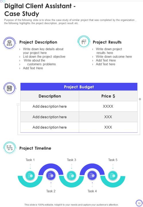 Digital Client Assistant Proposal Example Document Report Doc Pdf Ppt Slide10