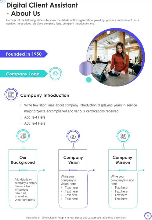 Digital Client Assistant Proposal Example Document Report Doc Pdf Ppt Slide09
