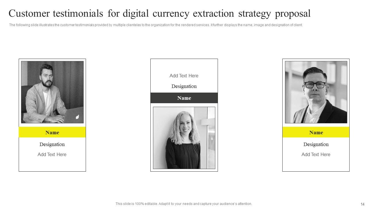 Digital Currency Extraction Strategy Proposal Ppt PowerPoint Presentation Complete Deck With Slides Slide14