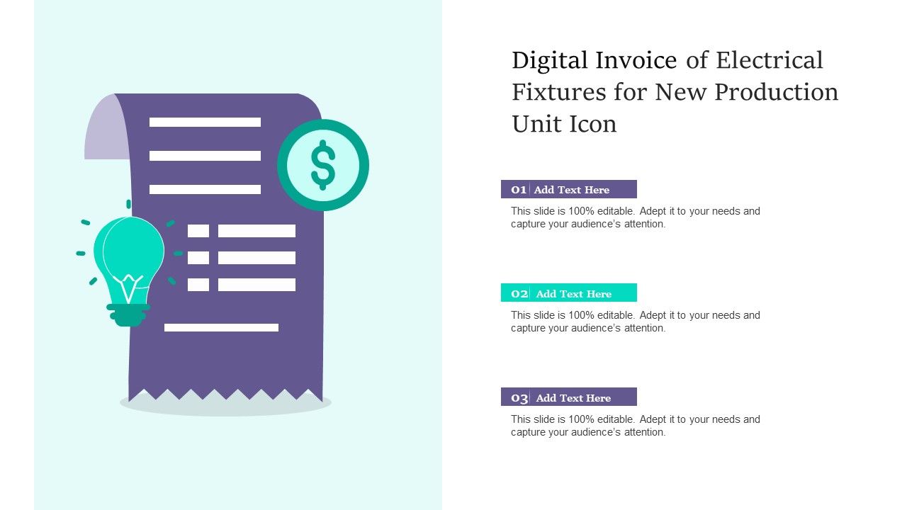 Digital_Invoice_Of_Electrical_Fixtures_For_New_Production_Unit_Icon_Pictures_PDF_Slide_1.jpg