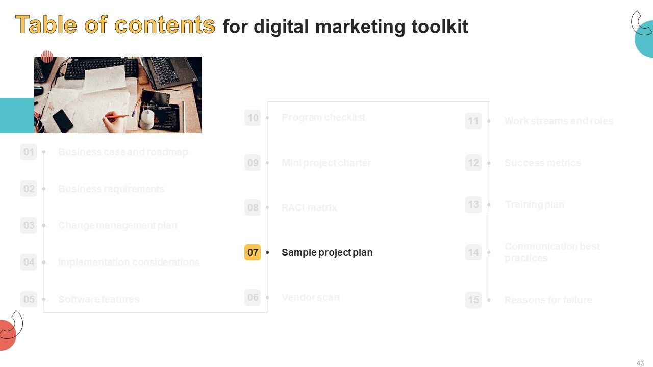 Digital Marketing Toolkit Ppt PowerPoint Presentation Complete Deck With Slides Slide43