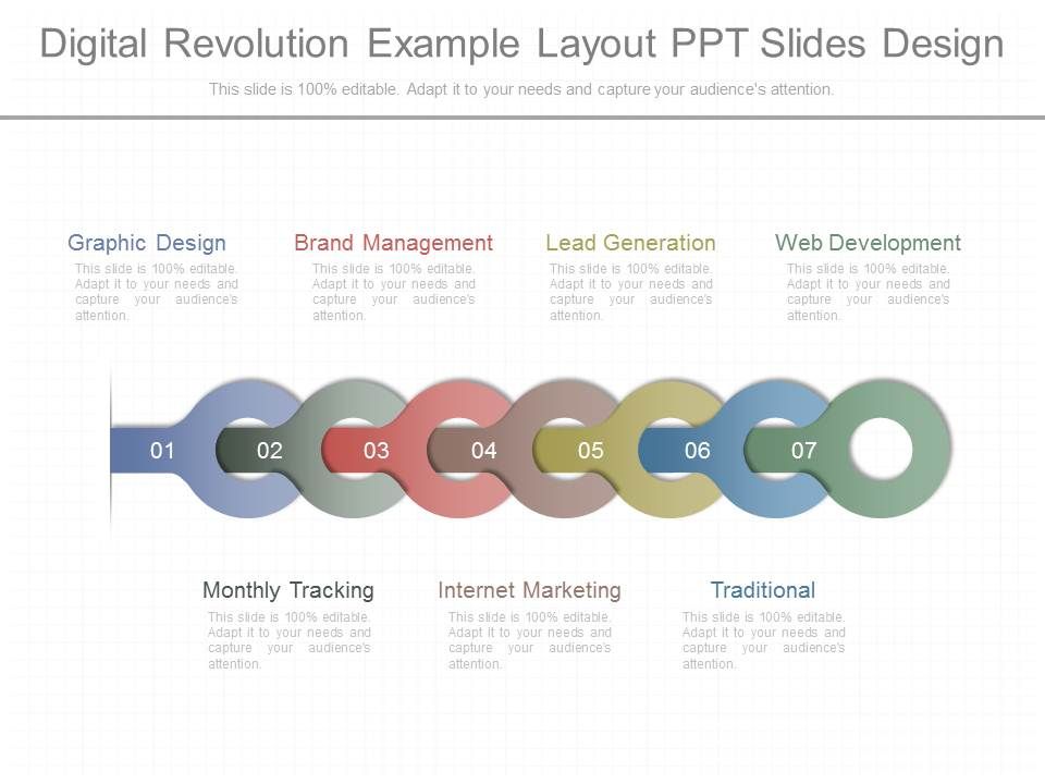 Digital Revolution Example Layout Ppt Slides Design