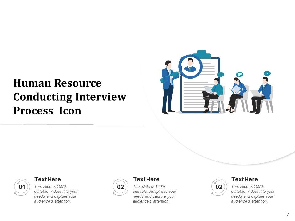 Discussion Icon Human Resource Ppt PowerPoint Presentation Complete Deck Slide07