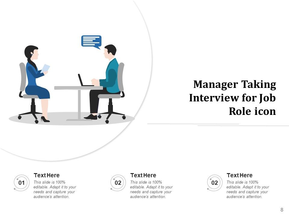 Discussion Icon Human Resource Ppt PowerPoint Presentation Complete Deck Slide08