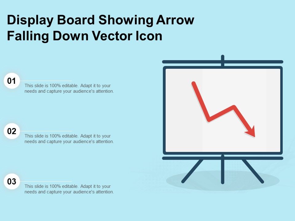 Display_Board_Showing_Arrow_Falling_Down_Vector_Icon_Ppt_PowerPoint_Presentation_Ideas_Show_PDF_Slide_1.jpg