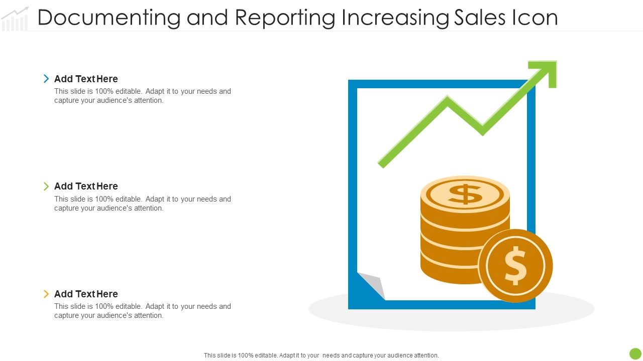 Documenting_And_Reporting_Increasing_Sales_Icon_Inspiration_PDF_Slide_1.jpg