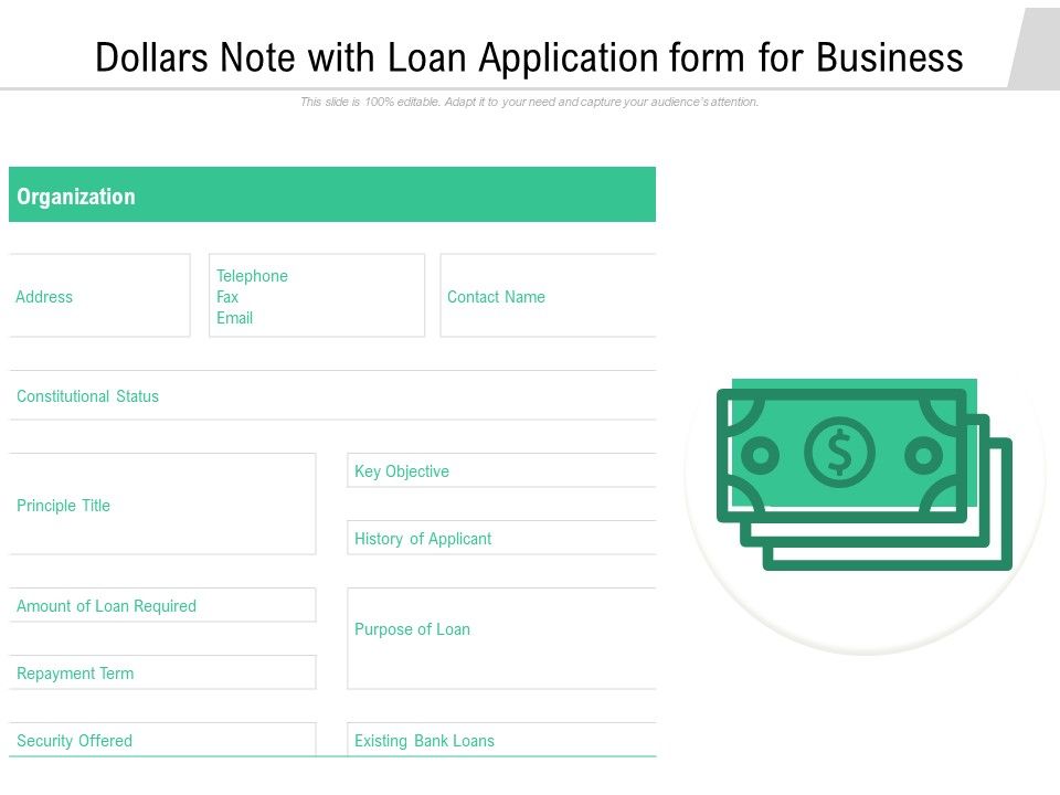 Dollars_Note_With_Loan_Application_Form_For_Business_Ppt_PowerPoint_Presentation_Icon_Template_PDF_Slide_1.jpg
