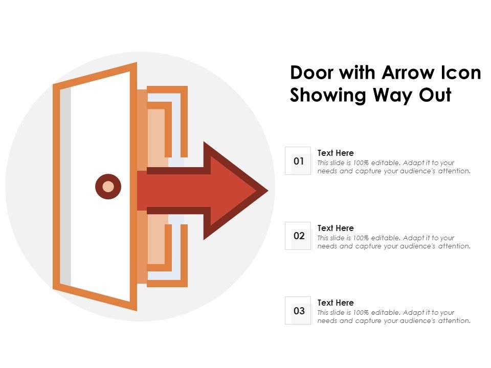 Door_With_Arrow_Icon_Showing_Way_Out_Ppt_PowerPoint_Presentation_Gallery_Templates_PDF_Slide_1.jpg