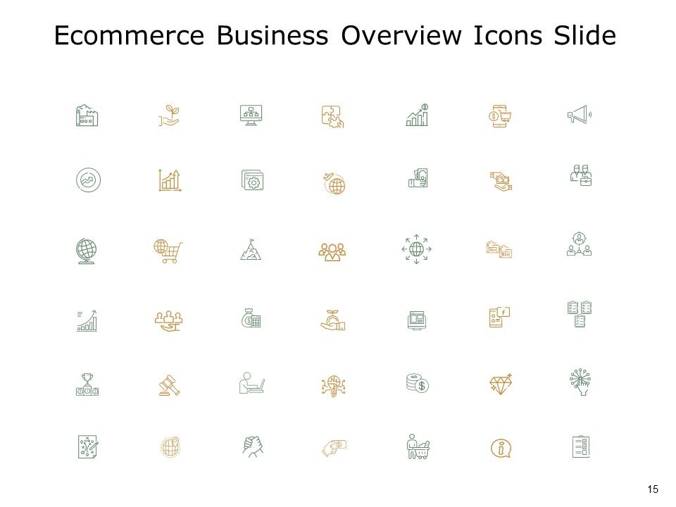 Ecommerce Business Overview Ppt PowerPoint Presentation Complete Deck With Slides Slide15