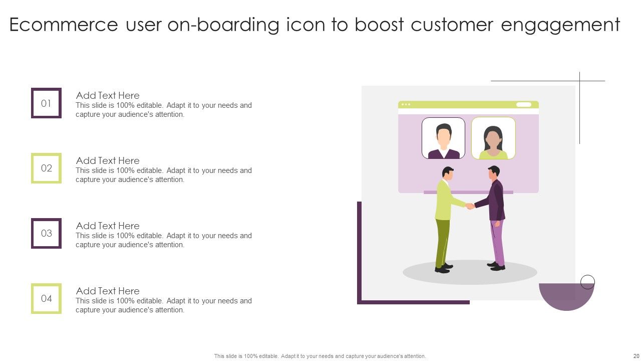 Ecommerce User On Boarding Ppt PowerPoint Presentation Complete Deck With Slides Slide20