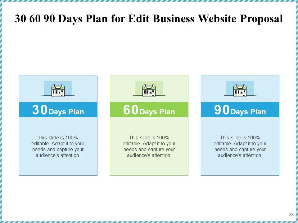 Edit Business Website Proposal Ppt PowerPoint Presentation Complete Deck With Slides Slide23