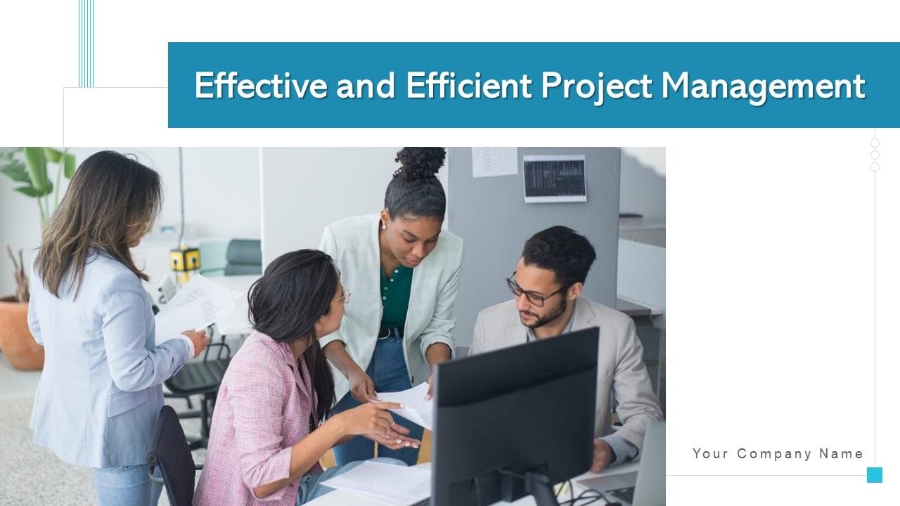 Effective And Efficient Project Management Monitoring Process Ppt PowerPoint Presentation Complete Deck With Slides Slide01