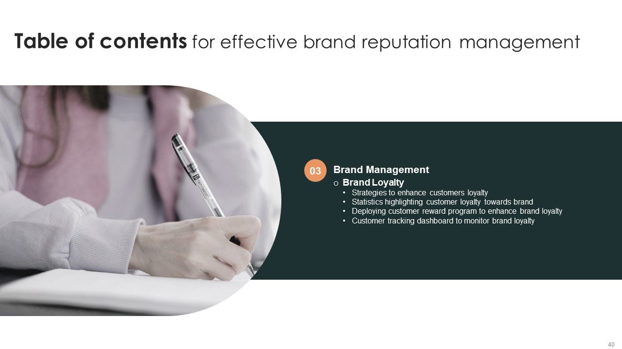 Effective Brand Reputation Management Ppt PowerPoint Presentation Complete Deck With Slides Slide40