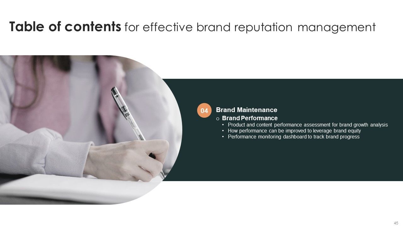 Effective Brand Reputation Management Ppt PowerPoint Presentation Complete Deck With Slides Slide45
