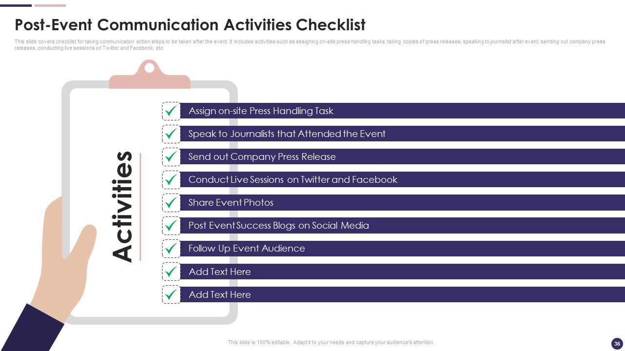 Effective Company Event Communication Plan Ppt PowerPoint Presentation Complete Deck With Slides Slide36