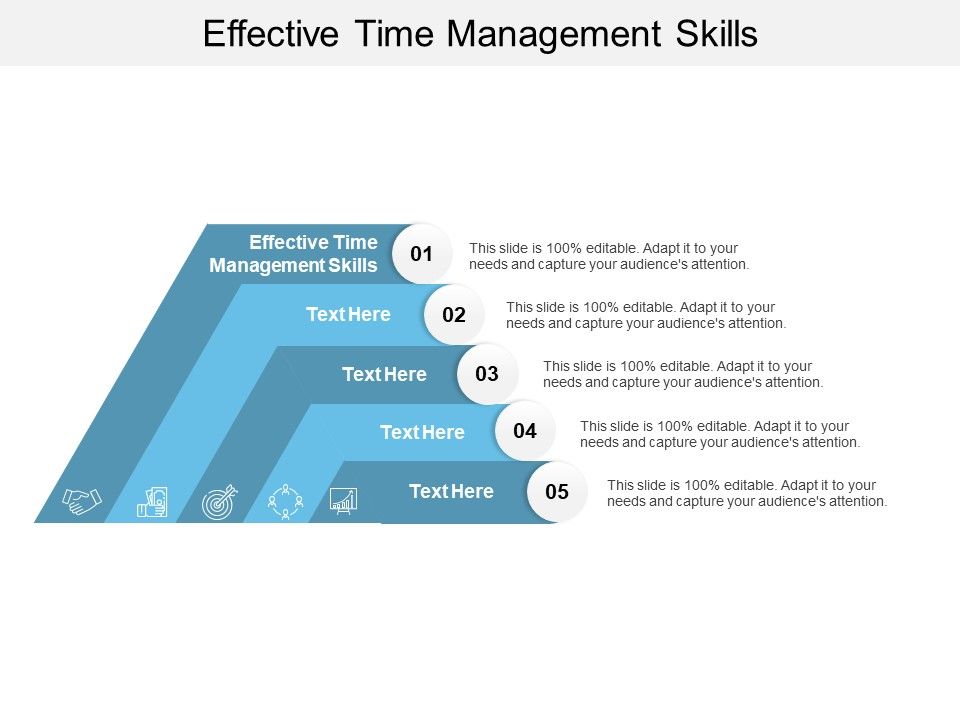 Effective Time Management Skills Ppt PowerPoint Presentation Visual Aids Slides Cpb