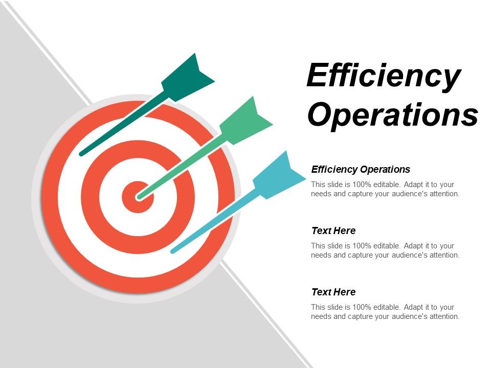 Efficiency Operations Ppt Powerpoint Presentation Summary Infographics Cpb