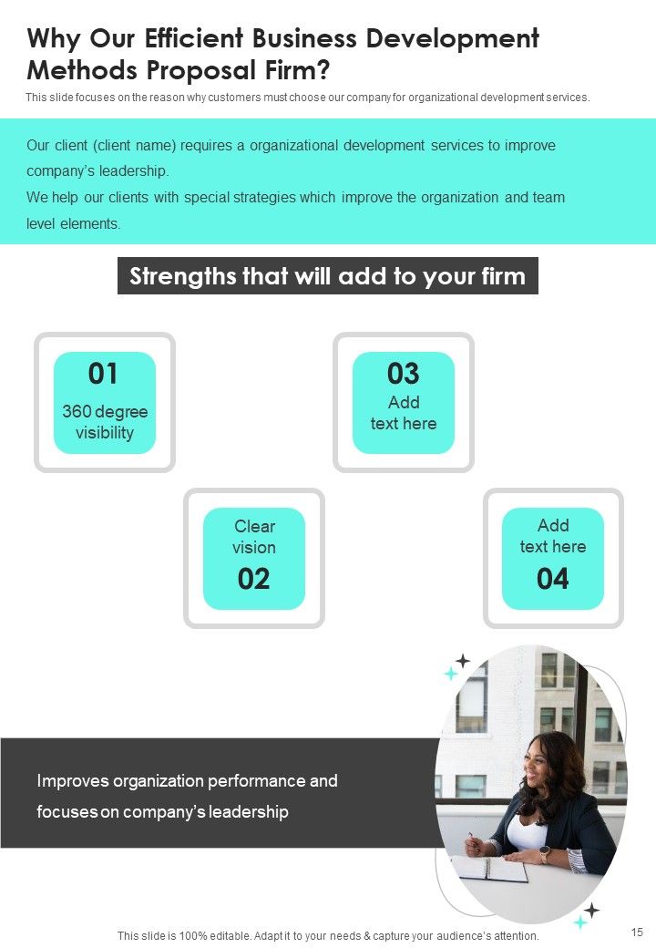 Efficient Business Development Methods Proposal Example Document Report Doc Pdf Ppt Slide15