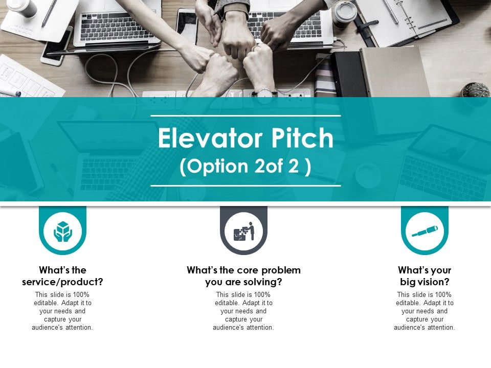 Elevator Pitch Marketing Ppt PowerPoint Presentation Model Template