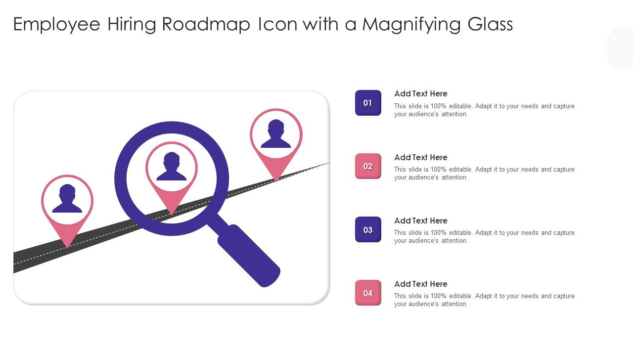 Employee_Hiring_Roadmap_Icon_With_A_Magnifying_Glass_Inspiration_PDF_Slide_1.jpg