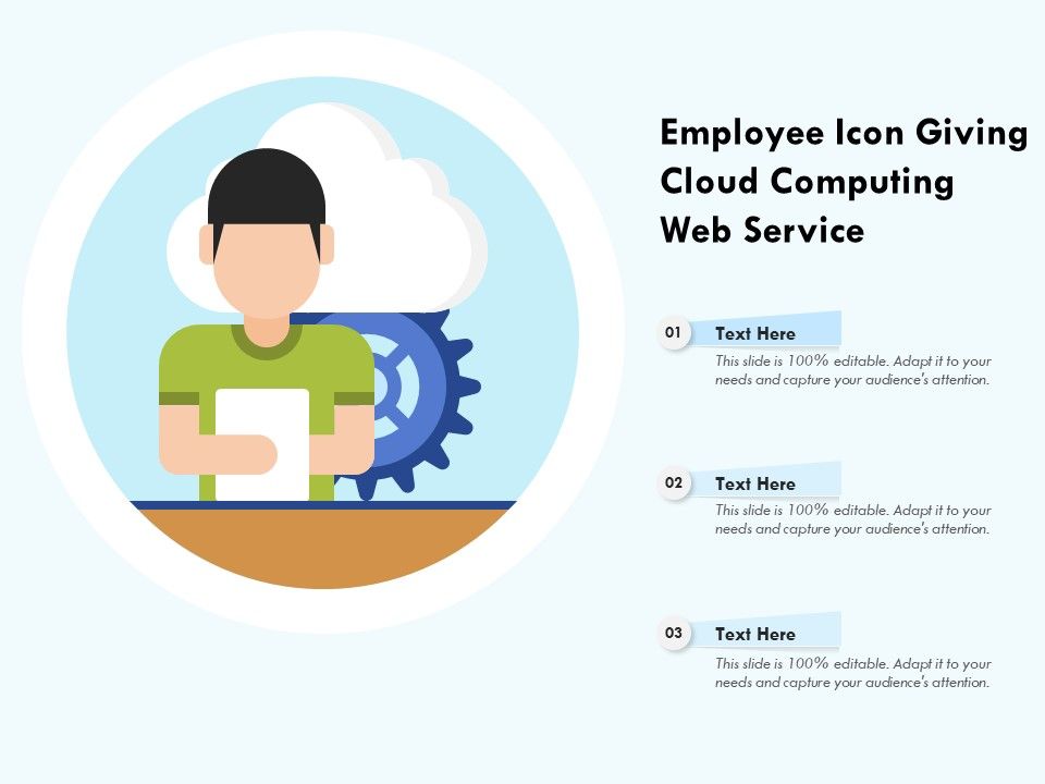 Employee_Icon_Giving_Cloud_Computing_Web_Service_Ppt_PowerPoint_Presentation_Gallery_Visuals_PDF_Slide_1.jpg