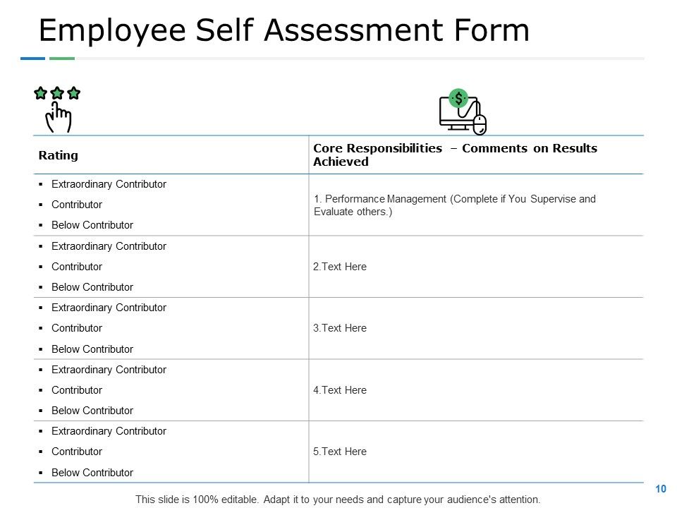Employee Performance Assessment Ppt PowerPoint Presentation Complete Deck With Slides Slide10