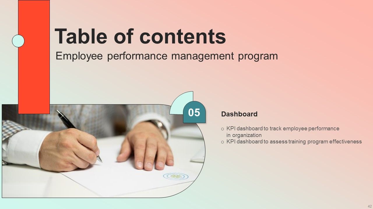 Employee Performance Management Program Ppt PowerPoint Presentation Complete Deck With Slides Slide42