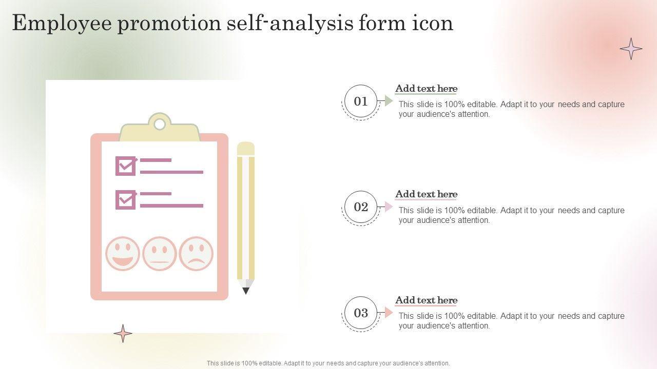 Employee_Promotion_Self_Analysis_Form_Icon_Pictures_PDF_Slide_1.jpg