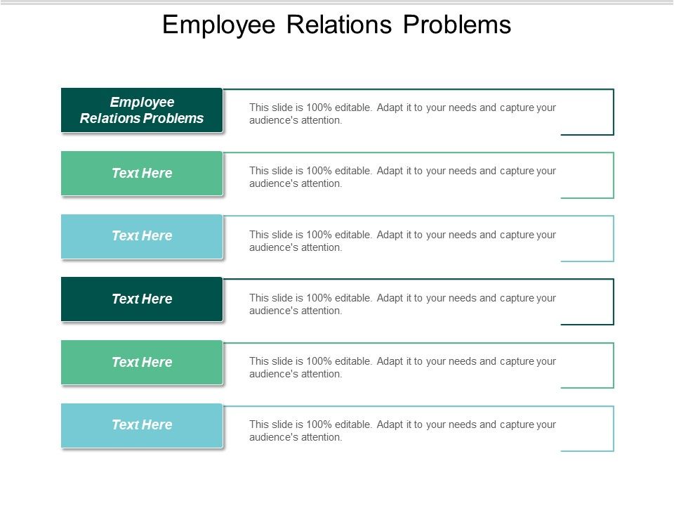 Employee Relations Problems Ppt PowerPoint Presentation Infographics