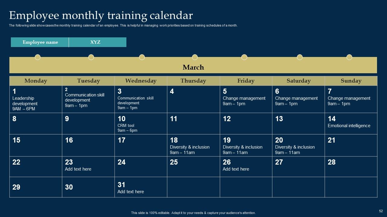 Employee Training And Development Strategy Ppt PowerPoint Presentation Complete Deck With Slides Slide52