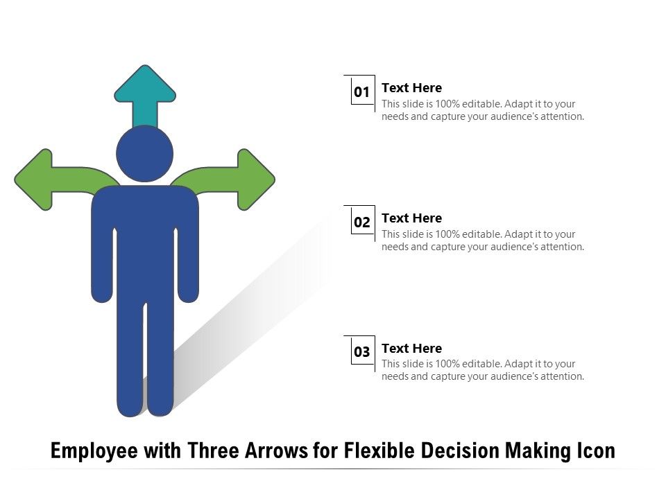 Employee_With_Three_Arrows_For_Flexible_Decision_Making_Icon_Ppt_PowerPoint_Presentation_Layouts_Influencers_PDF_Slide_1.jpg