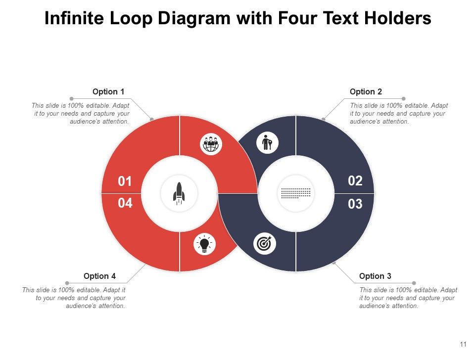 Endless Loop Infographic Arrow Circular Projects Execution Ppt ...