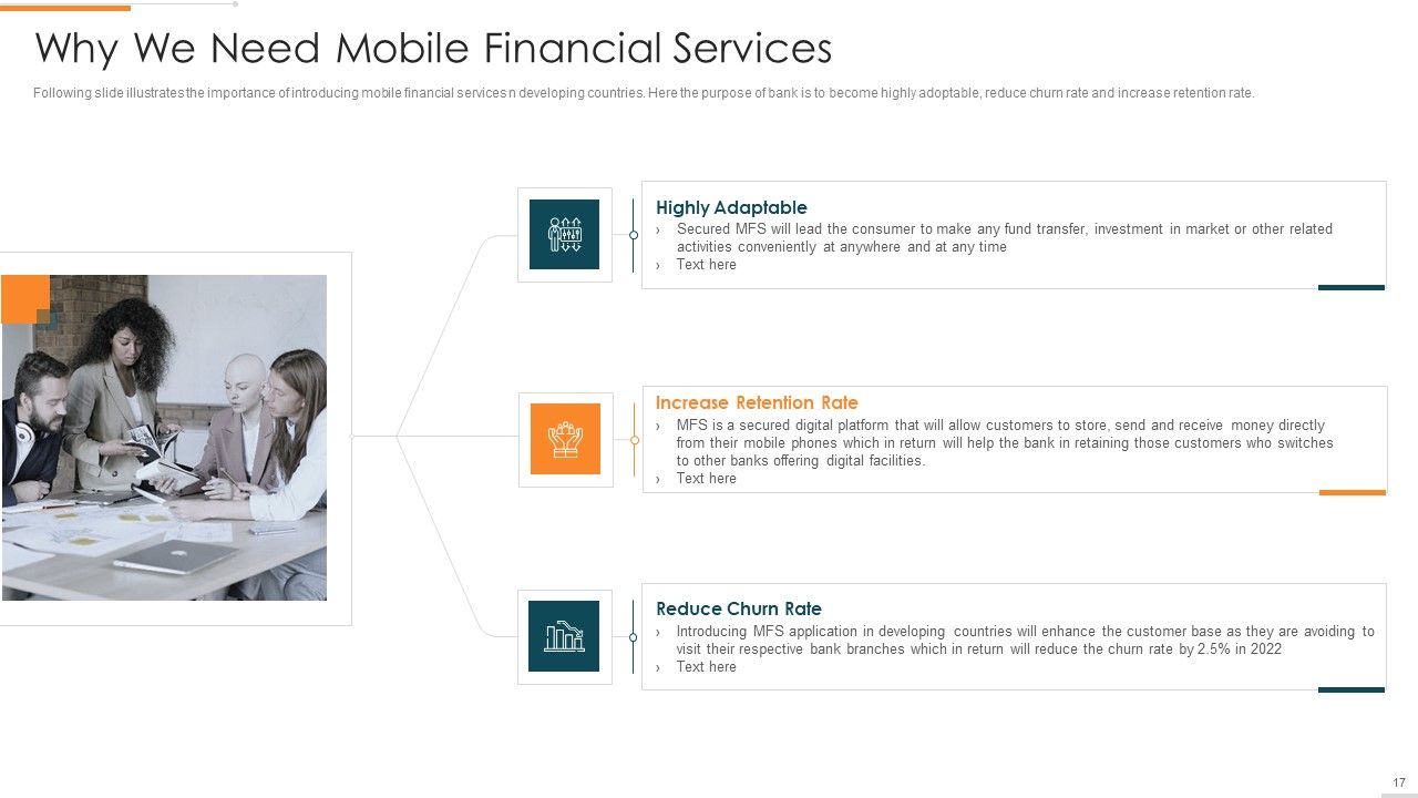 Enhanced Customer Banking Experience With Mobile Financial Services Ppt PowerPoint Presentation Complete Deck With Slides Slide17