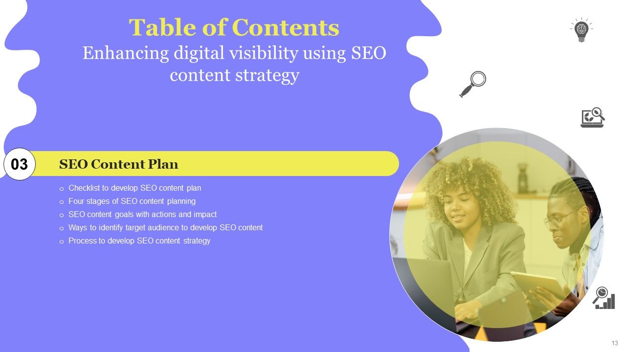 Enhancing Digital Visibility Using SEO Content Strategy Ppt PowerPoint Presentation Complete Deck With Slides Slide13
