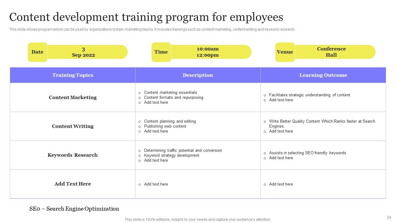 Enhancing Digital Visibility Using SEO Content Strategy Ppt PowerPoint Presentation Complete Deck With Slides Slide24