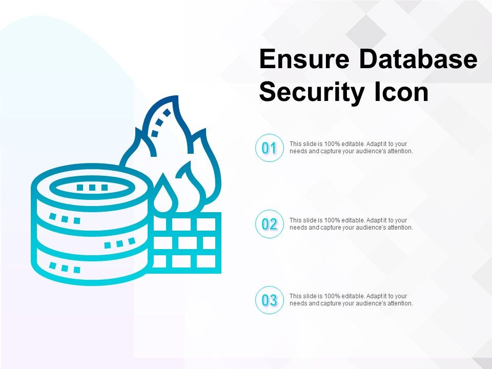 Ensure_Database_Security_Icon_Ppt_PowerPoint_Presentation_File_Background_Designs_PDF_Slide_1.jpg