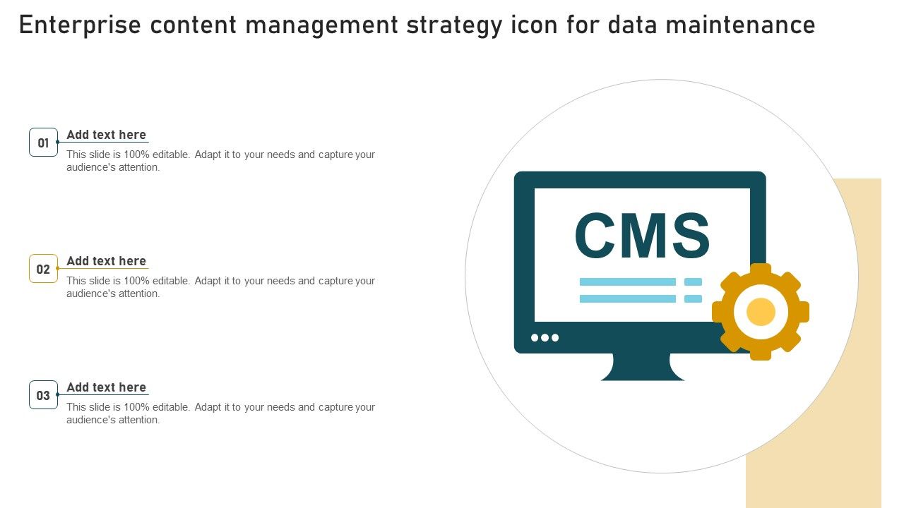 Enterprise_Content_Management_Strategy_Icon_For_Data_Maintenance_Information_PDF_Slide_1.jpg