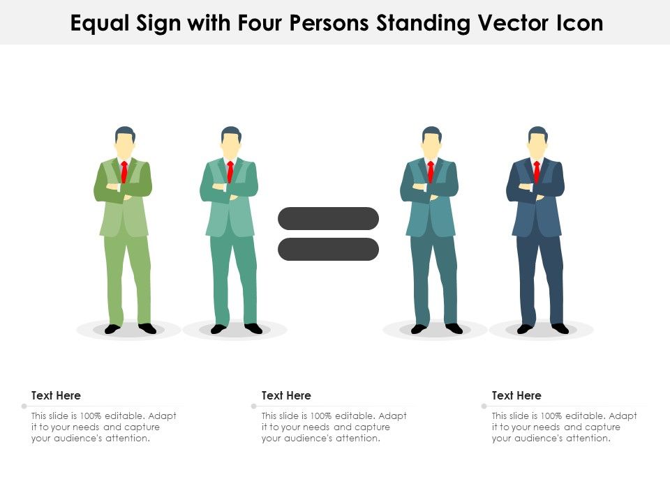 Equal_Sign_With_Four_Persons_Standing_Vector_Icon_Ppt_PowerPoint_Presentation_File_Ideas_PDF_Slide_1.jpg