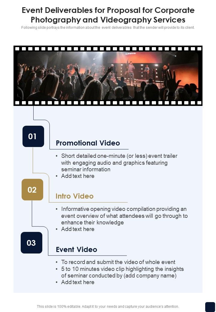 Event_Deliverables_For_Corporate_Photography_And_Videography_Services_One_Pager_Sample_Example_Document_Slide_1.jpg