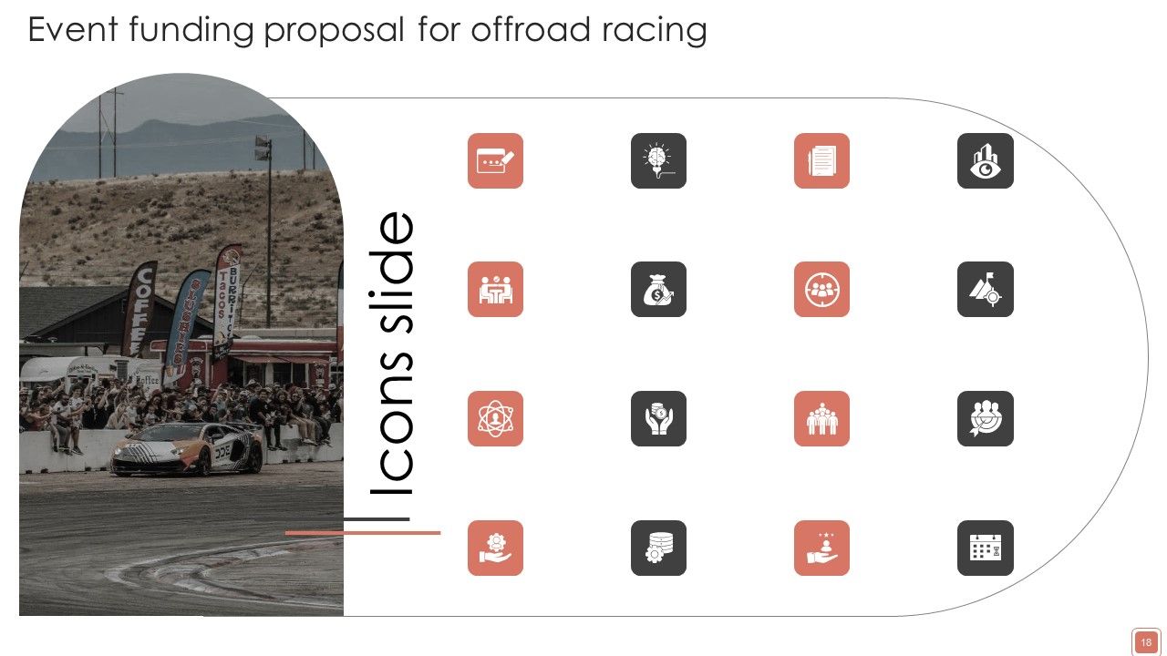Event Funding Proposal For Offroad Racing Ppt PowerPoint Presentation Complete Deck With Slides Slide18