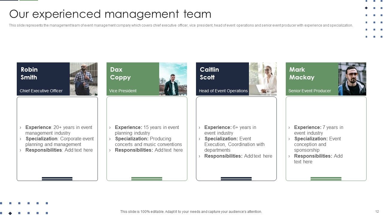 Event Planner Company Profile Ppt PowerPoint Presentation Complete With Slides Slide12