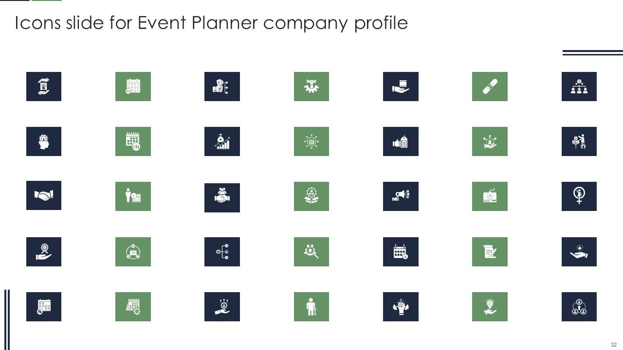 Event Planner Company Profile Ppt PowerPoint Presentation Complete With Slides Slide32