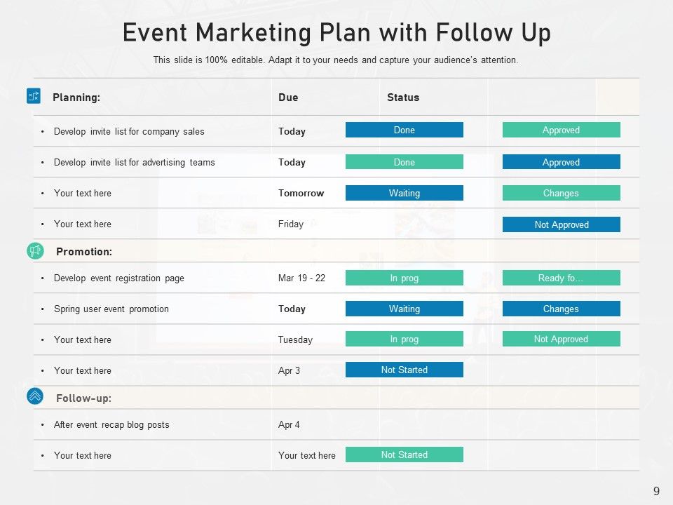 Event Retailing Plan Business Analysis Ppt PowerPoint Presentation Complete Deck Slide09
